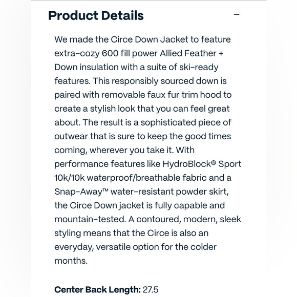 NWT Obermeyer Circe Down Ski Jacket in Blooming Camo - Picture 7 of 16